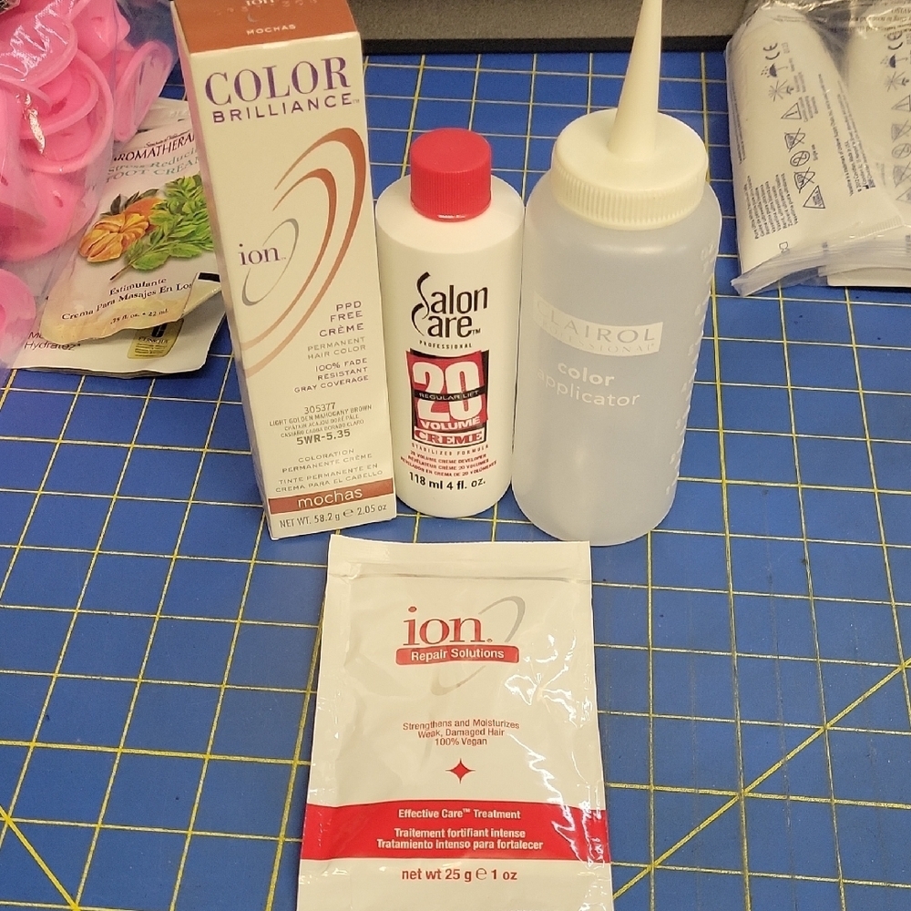 Ion Color Brilliance Hair Ion Repair Solution 20 Volume Applicator Bottle Set 4
